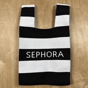 Sephora Limited Edition Knit Makeup Bag 8” x 4” x 9” Mini Tote